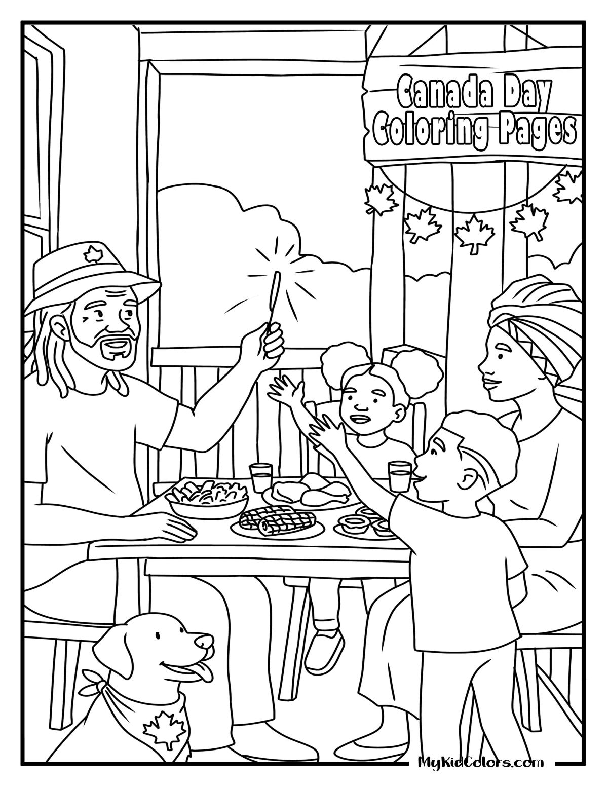 15 Free Canada Day Coloring Pages That Go Beyond the Maple Leaf