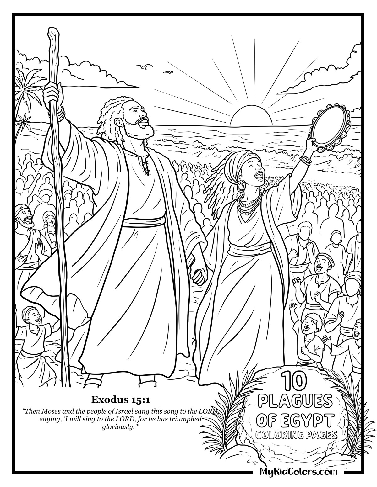 15 Free 10 Plagues Coloring Pages That Teach Kids About God’s Faithfulness